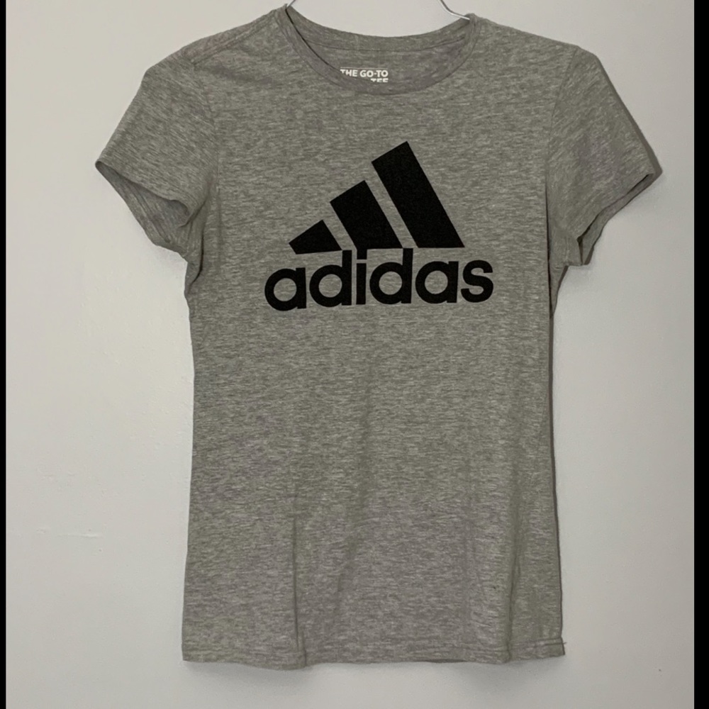Grey adidas shirt